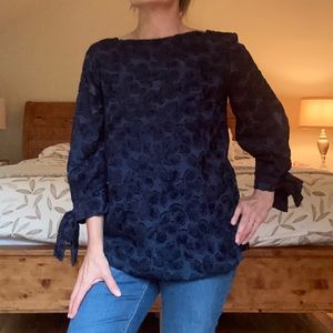 Banana Republic Velvet Blouse